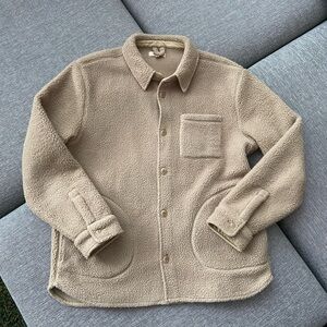 Madewell fleece shirt jacket